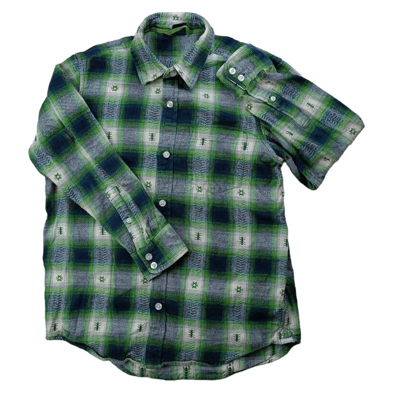 Camisa Gap manga larga verde