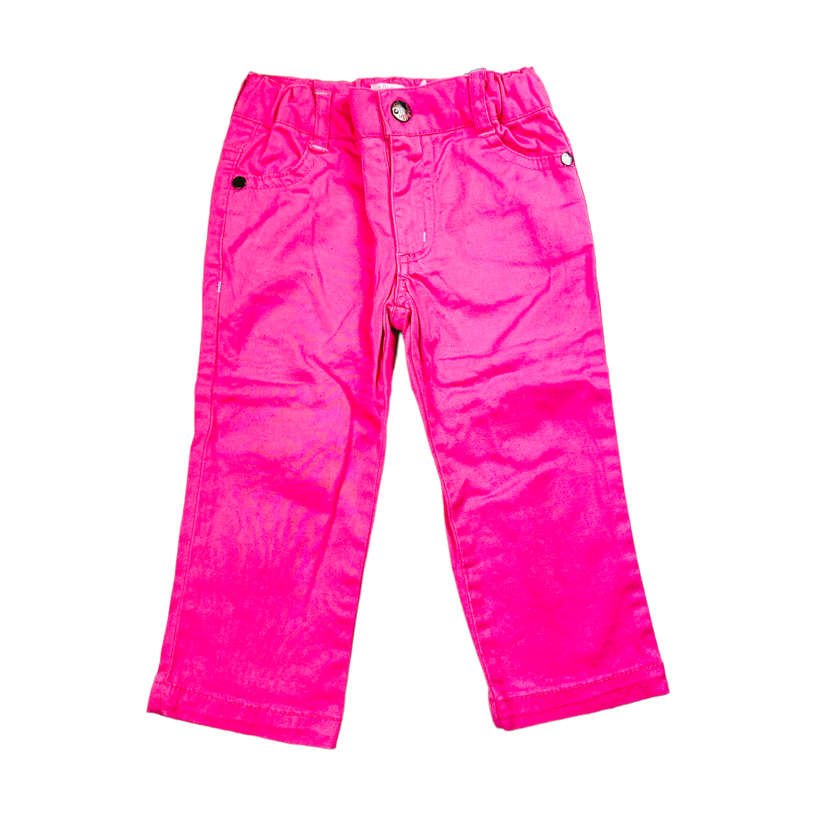 Pantalon rosado con cintura ajustable