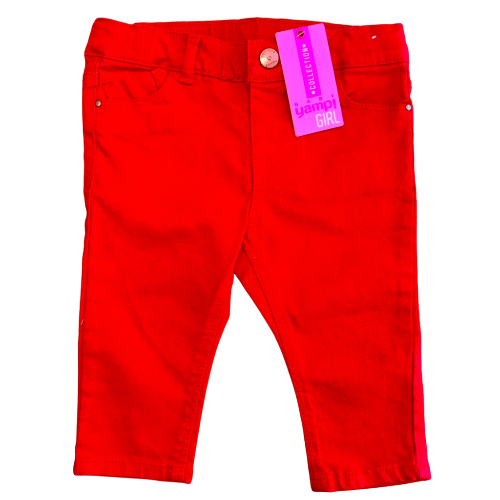 Pantalon de etiqueta rojo Baby Yamp!