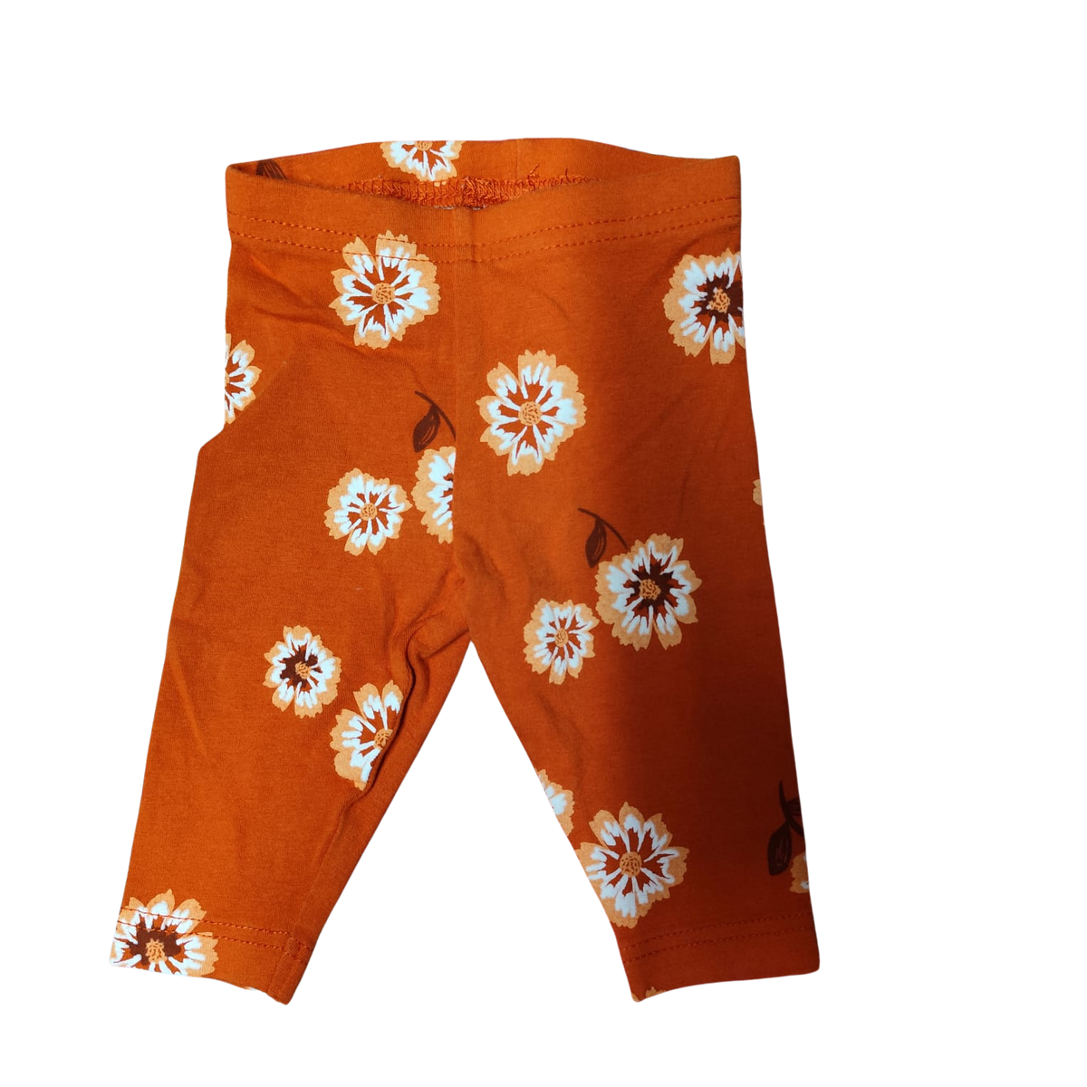 Calza Cater's naranjo con flores