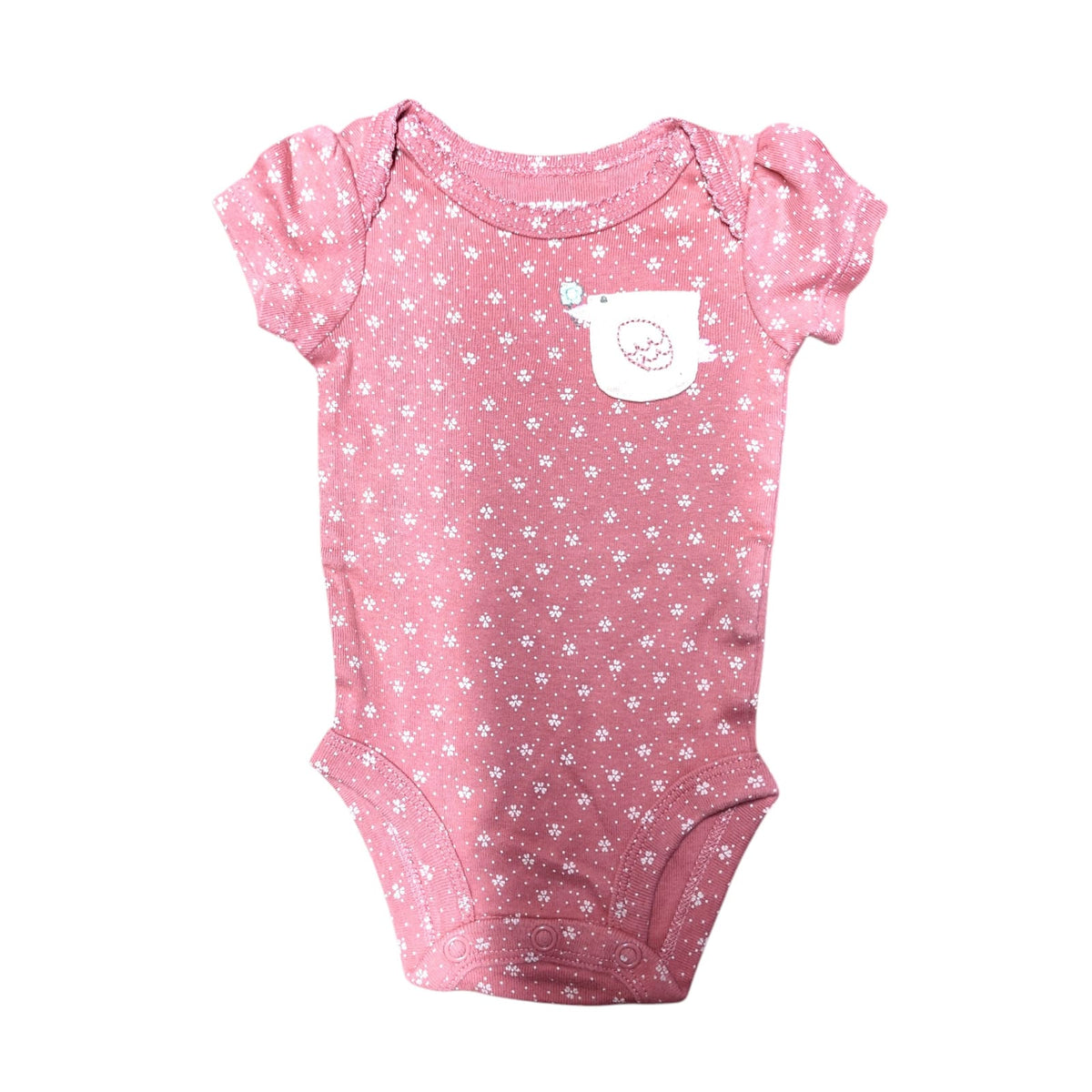 Body Carter's manga corta damasco con flores