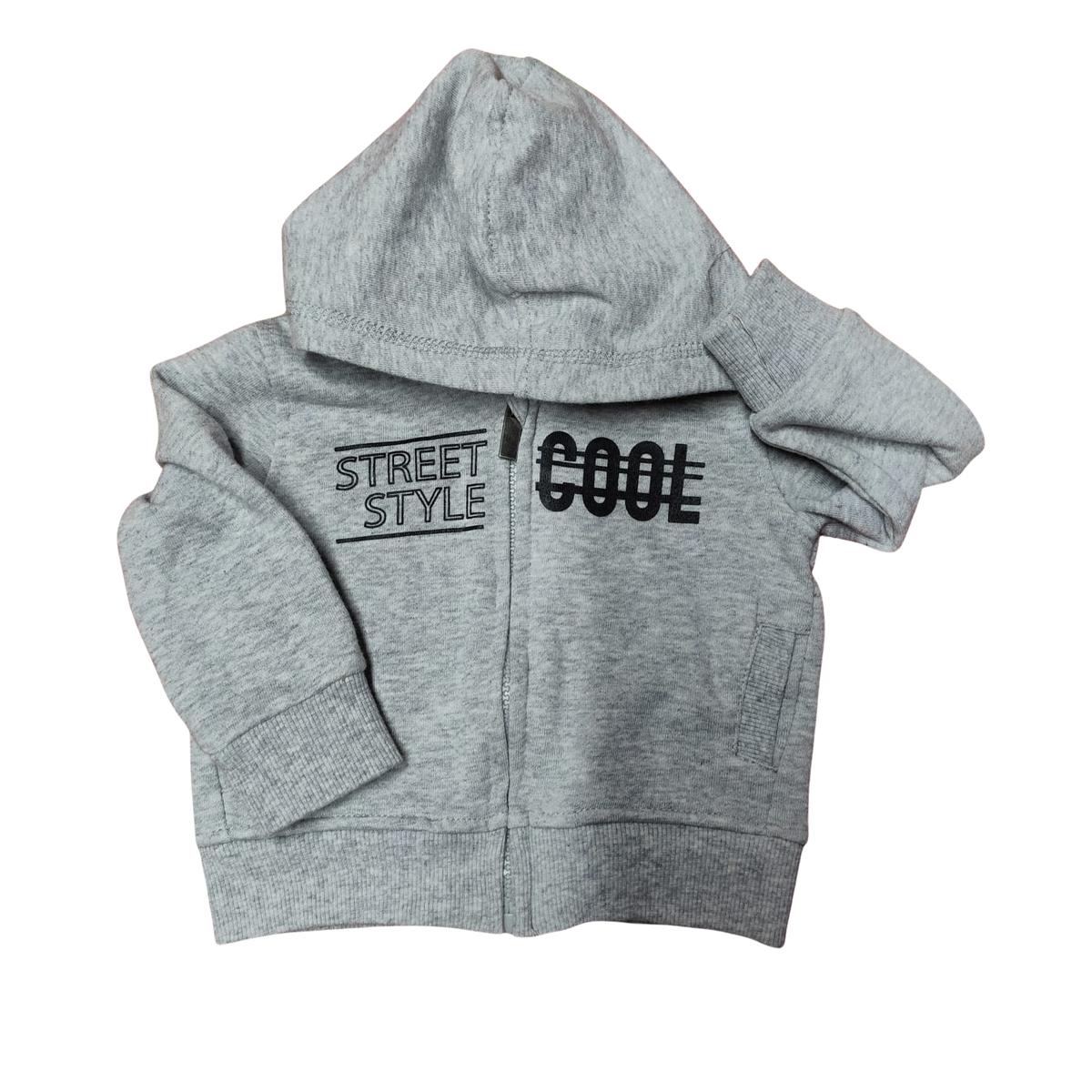 Poleron gris " Street Style"