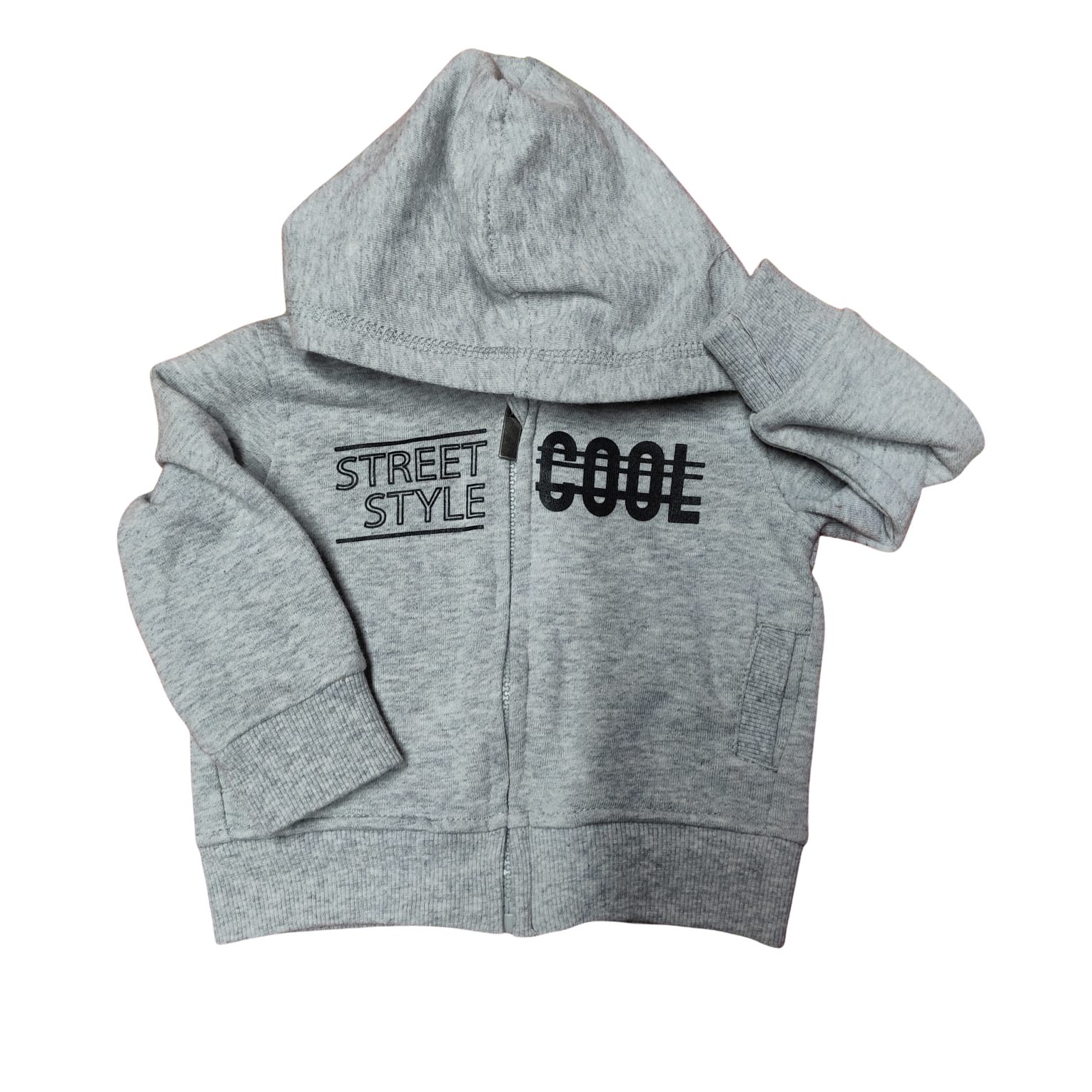 Poleron gris " Street Style"