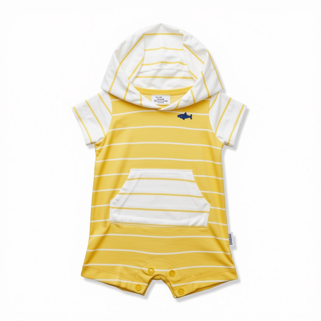 Enterito "Carter's" amarillo con rayas blancas