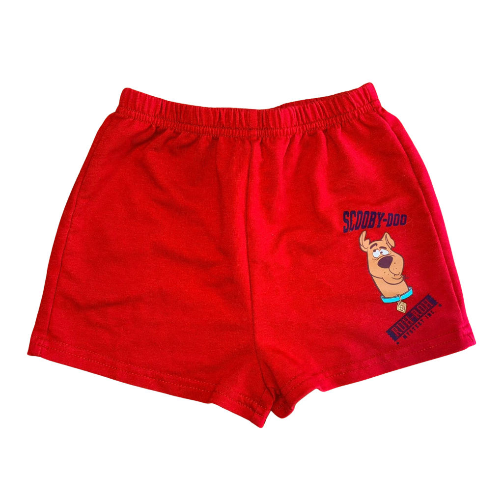 Short rojo diseño de Scooby-Doo