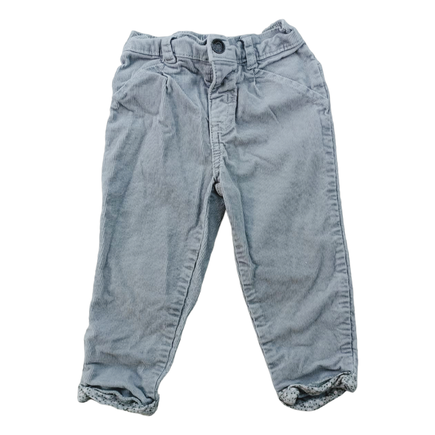 Pantalon Carter's de cotele gris