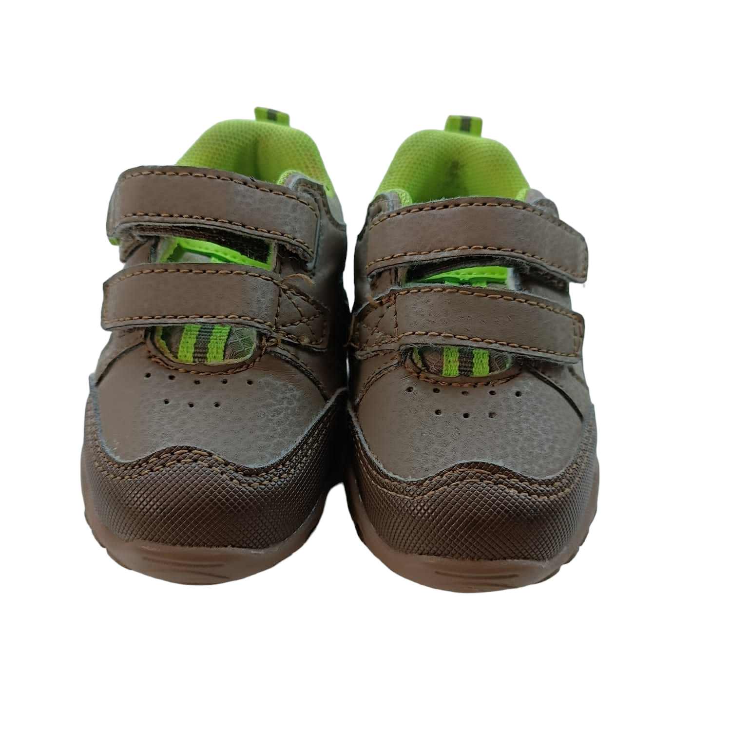 Zapatos cafe con velcro