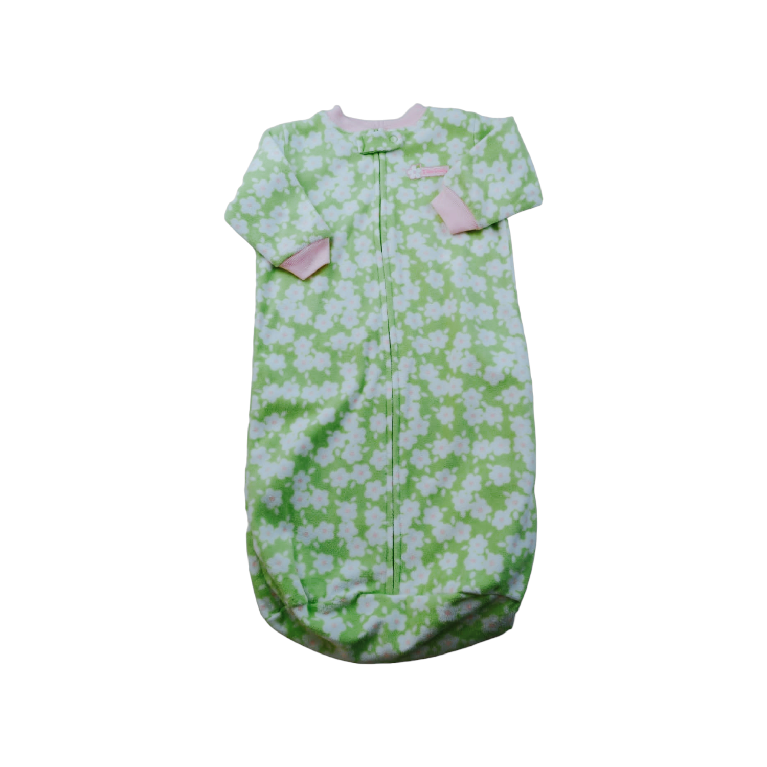 Swaddle Carter's verde con flores