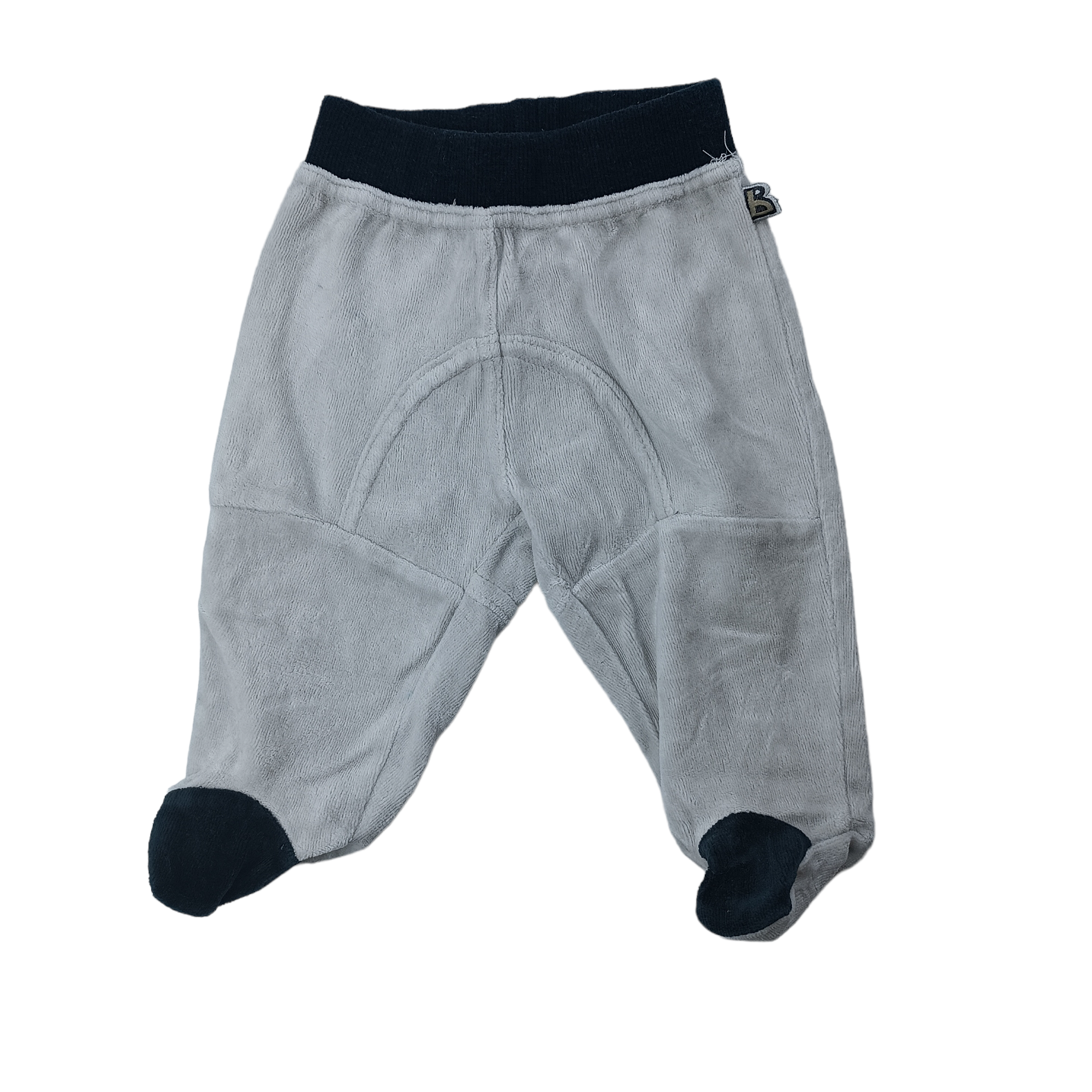 Panty de plush gris con negro