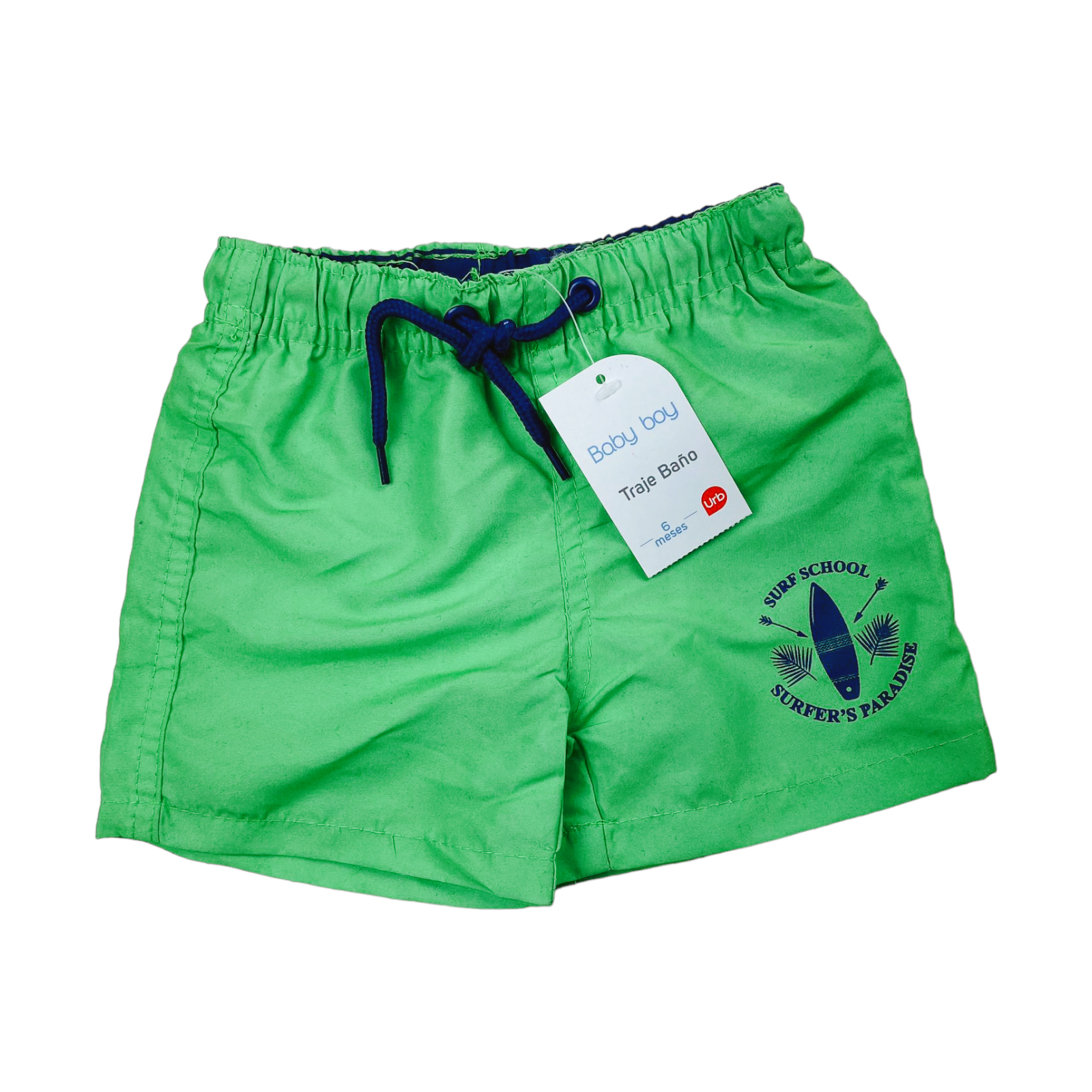 Short verde neon Nuevo con etiqueta