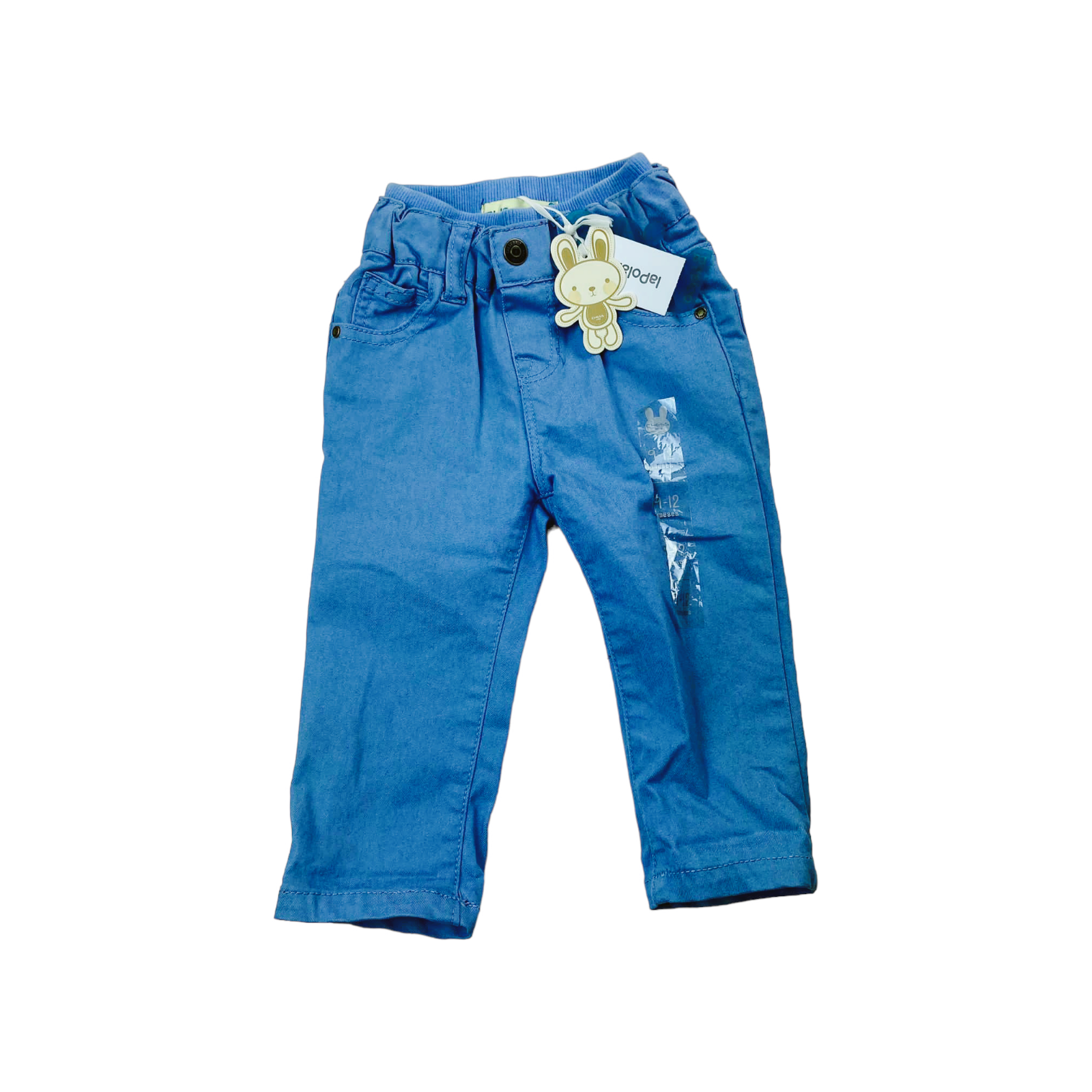 Pantalon de mezclilla azul nuevo con etiqueta