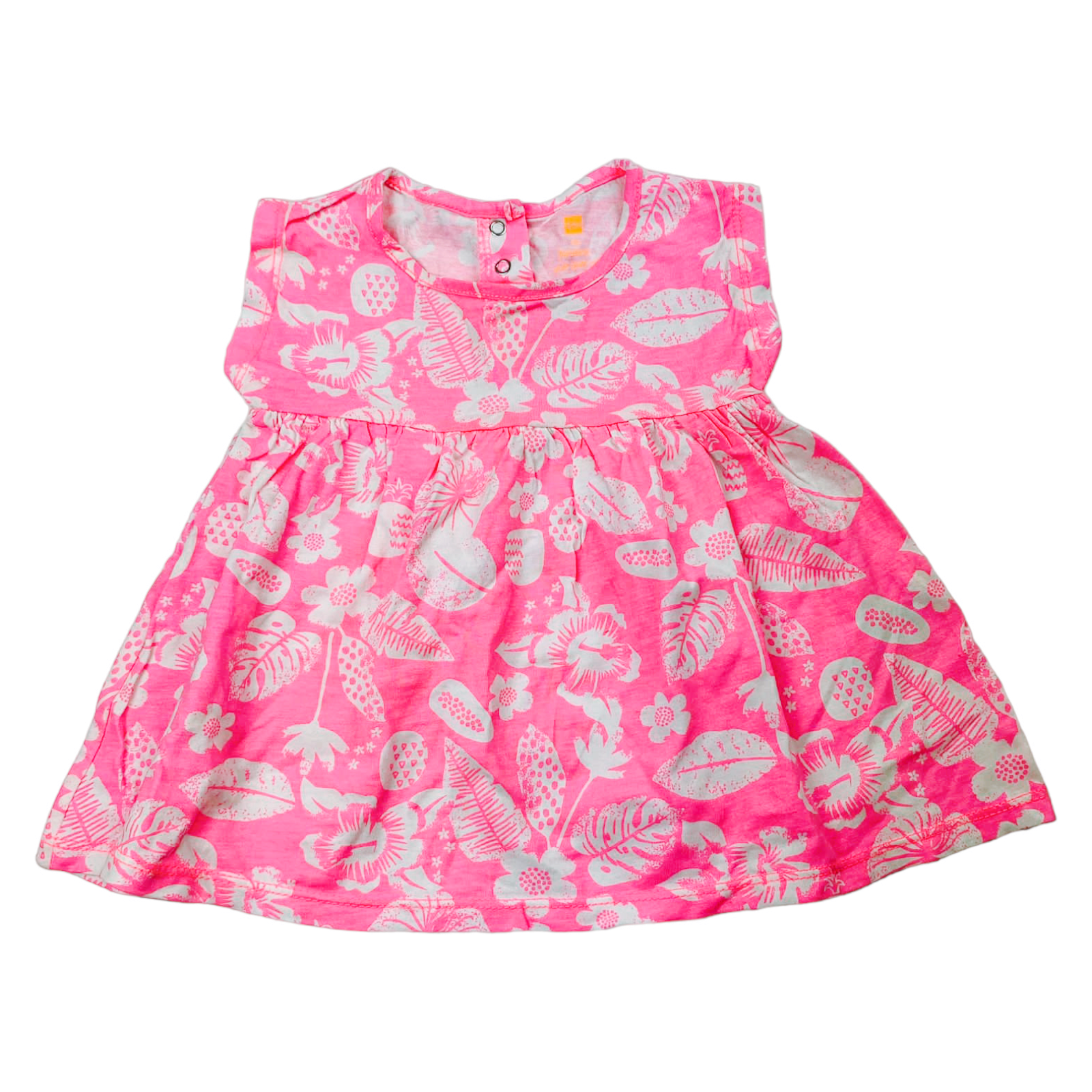 Vestido rosado neon