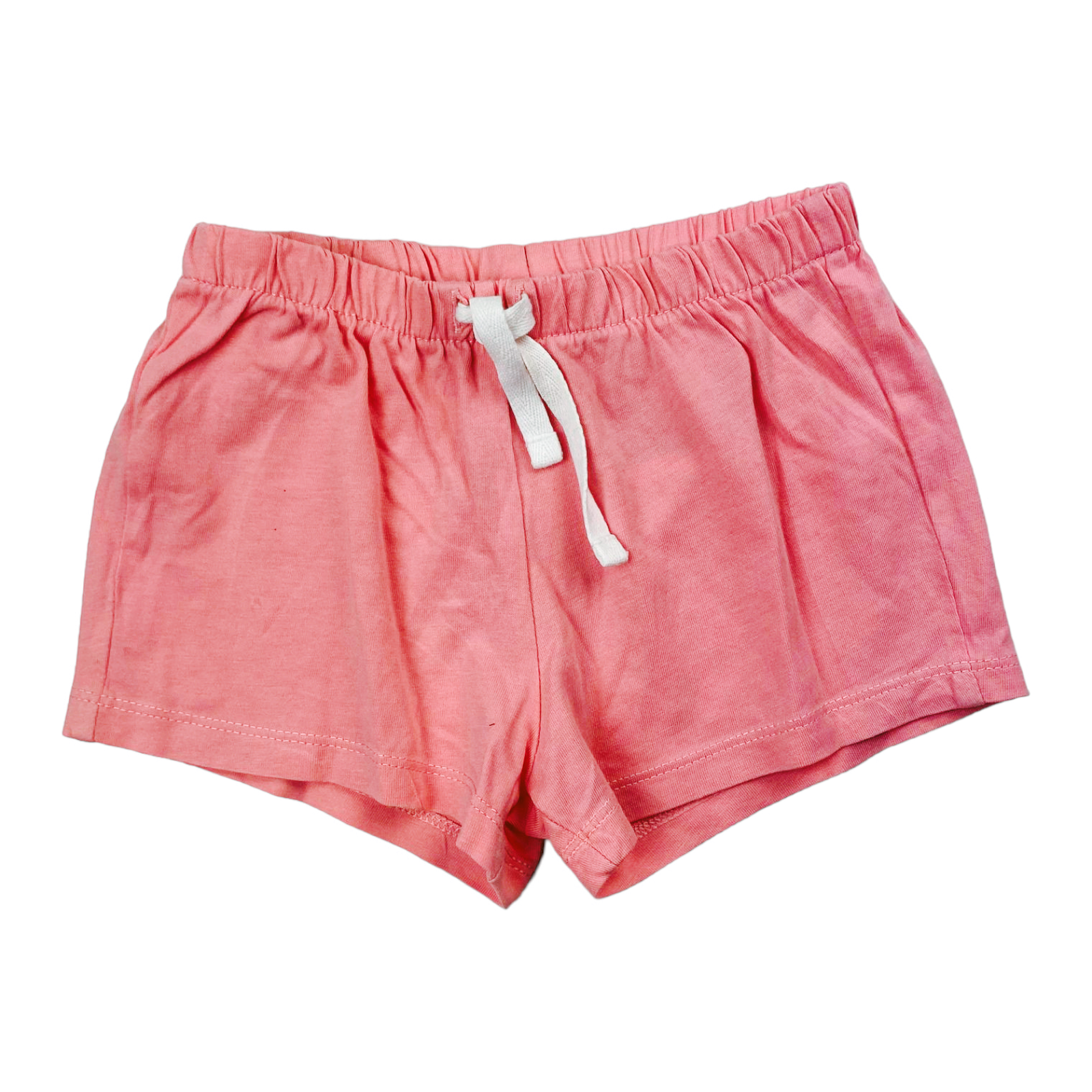 Short rosado con cordones blancos