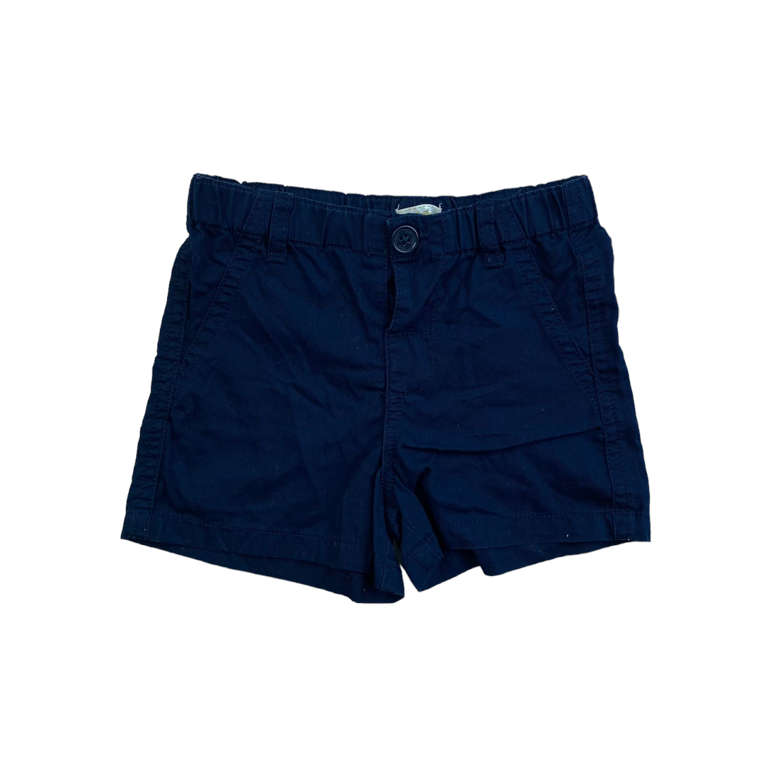 Short azul oscuro con elastico en la cintura