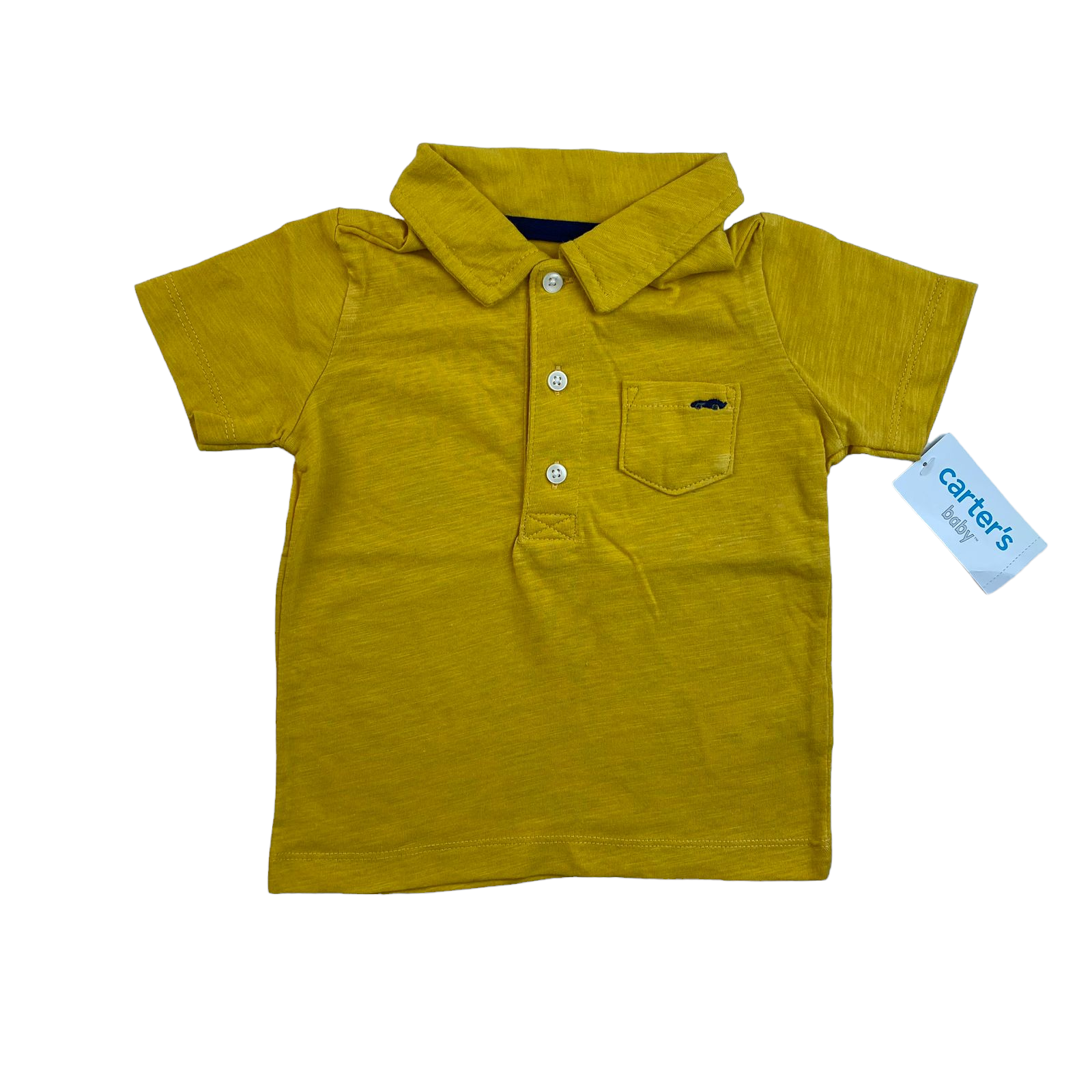 Camisa amarilla con botones nueva con etiqueta
