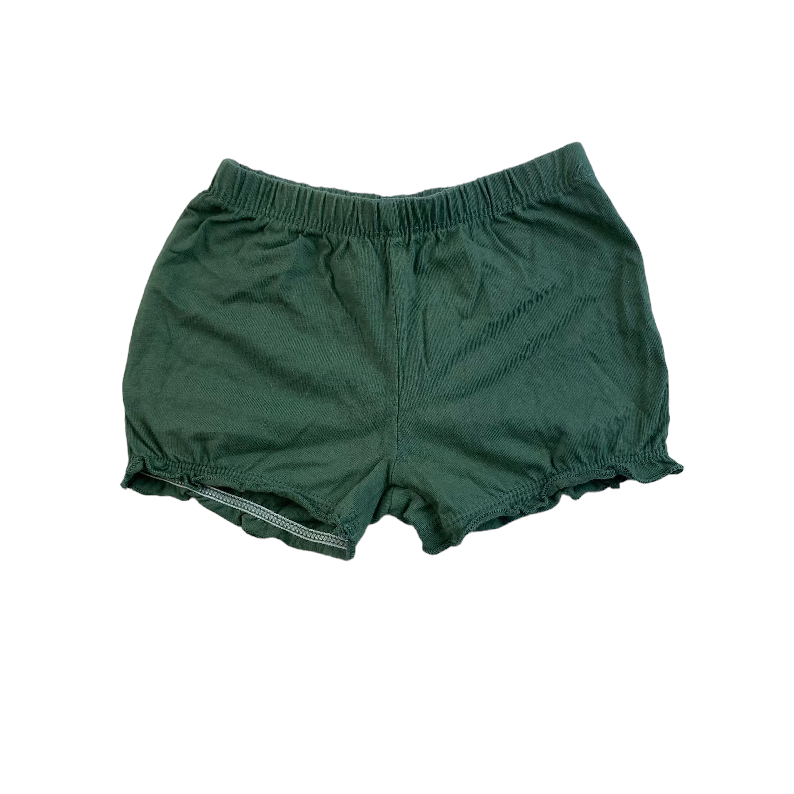 Short verde oscuro con pretina