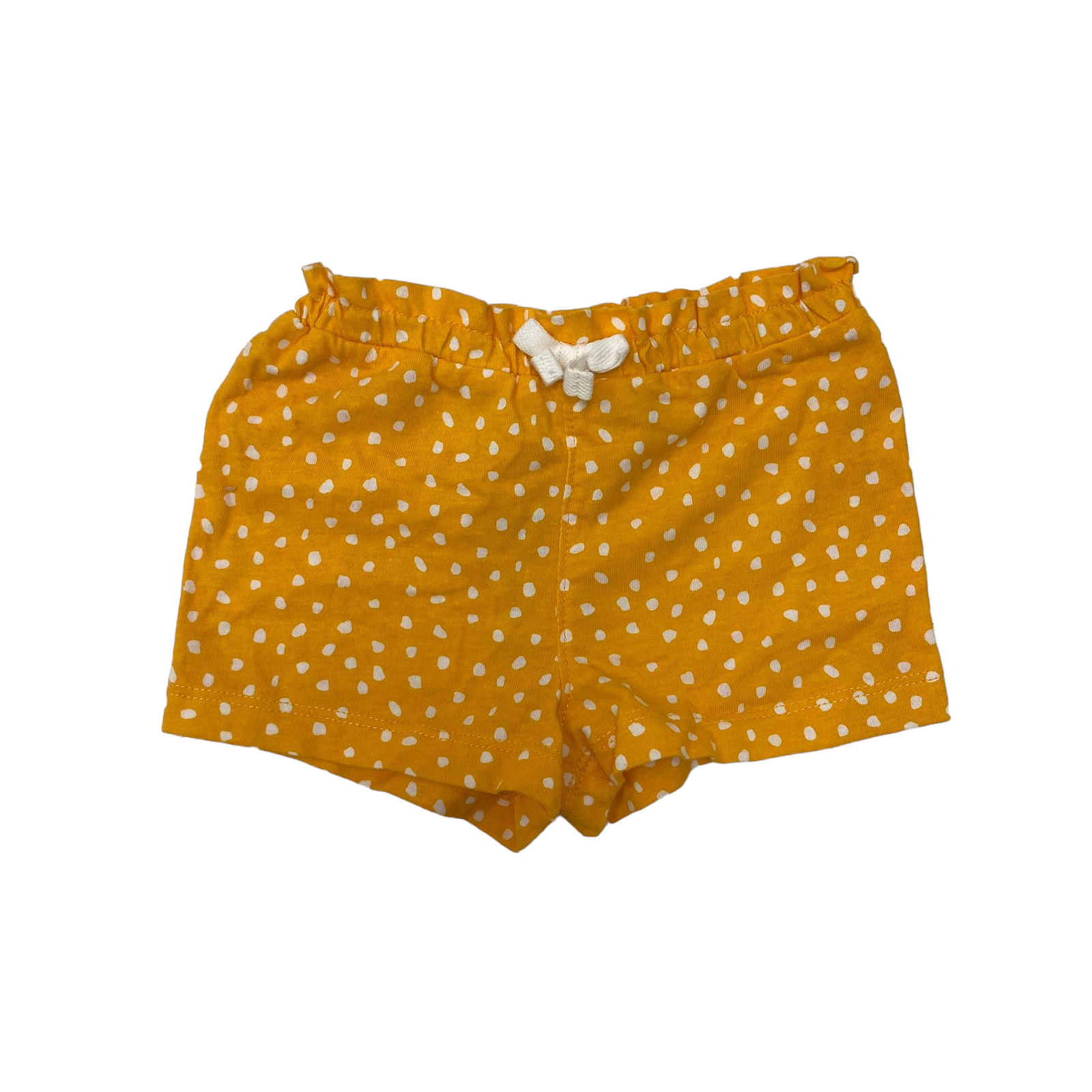 Short amarillo con puntos blancos y pretina