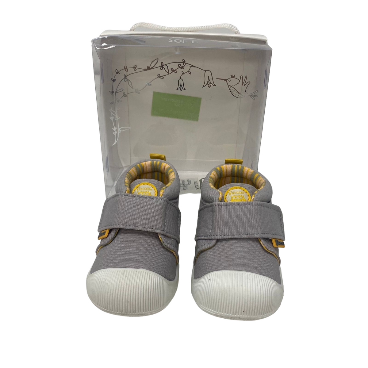 Zapatillas grises con blanco nuevas con caja ficcus