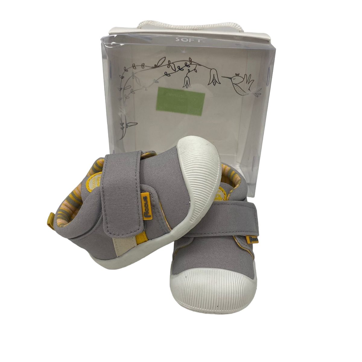 Zapatillas grises con blanco nuevas con caja ficcus