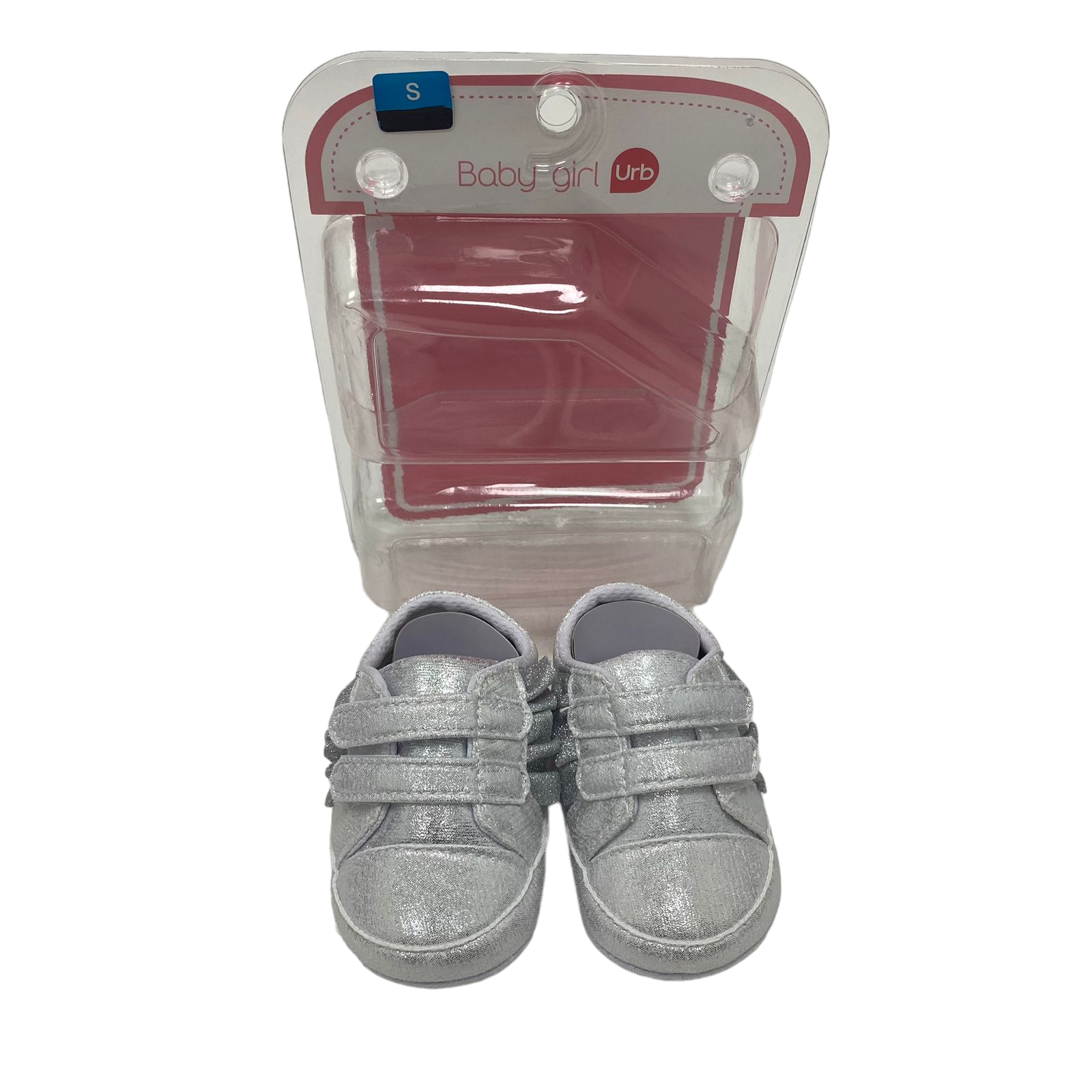 Zapatillas plateadas con brillitos nuevos con su cajita