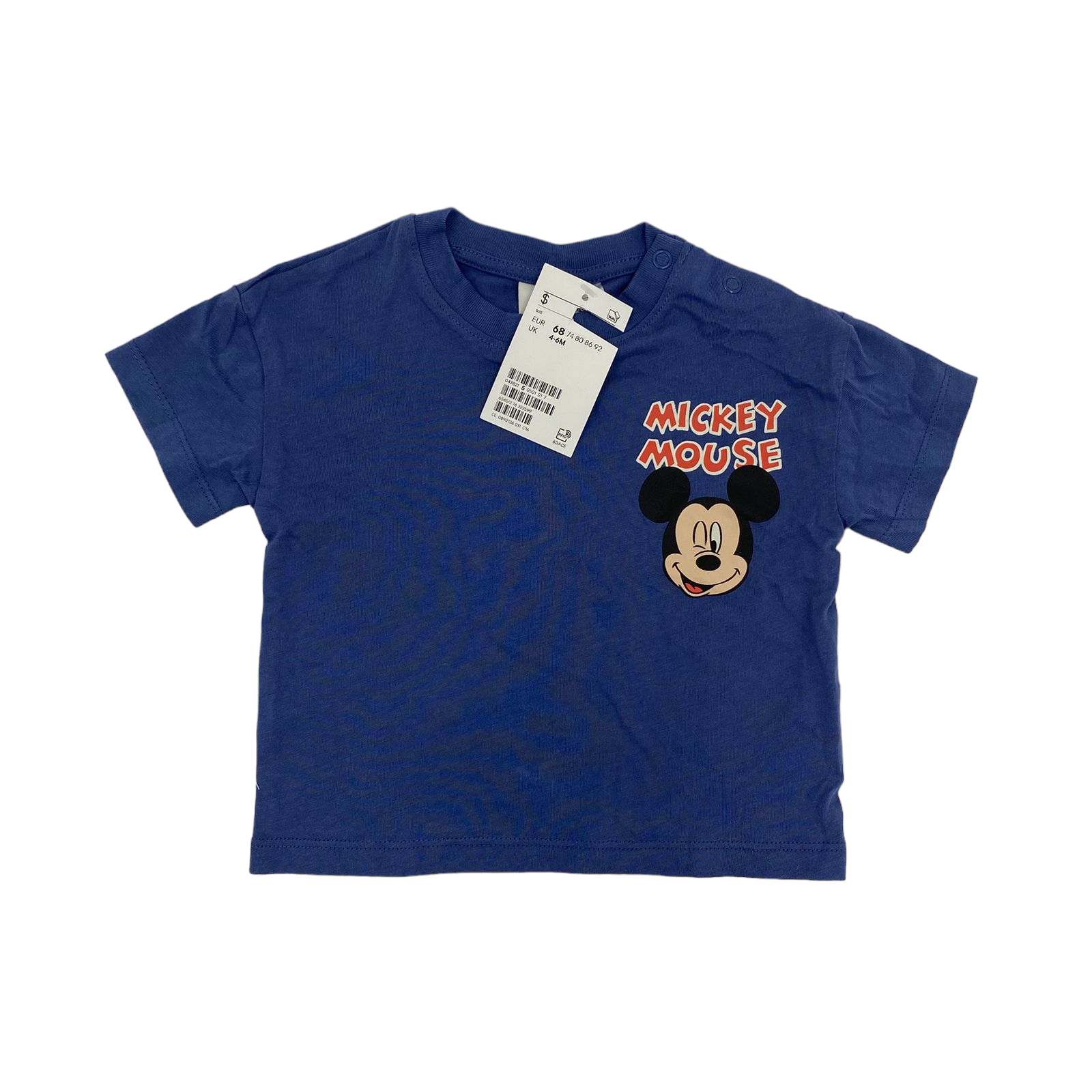 Polera azul de Mickey Mouse nueva con etiqueta