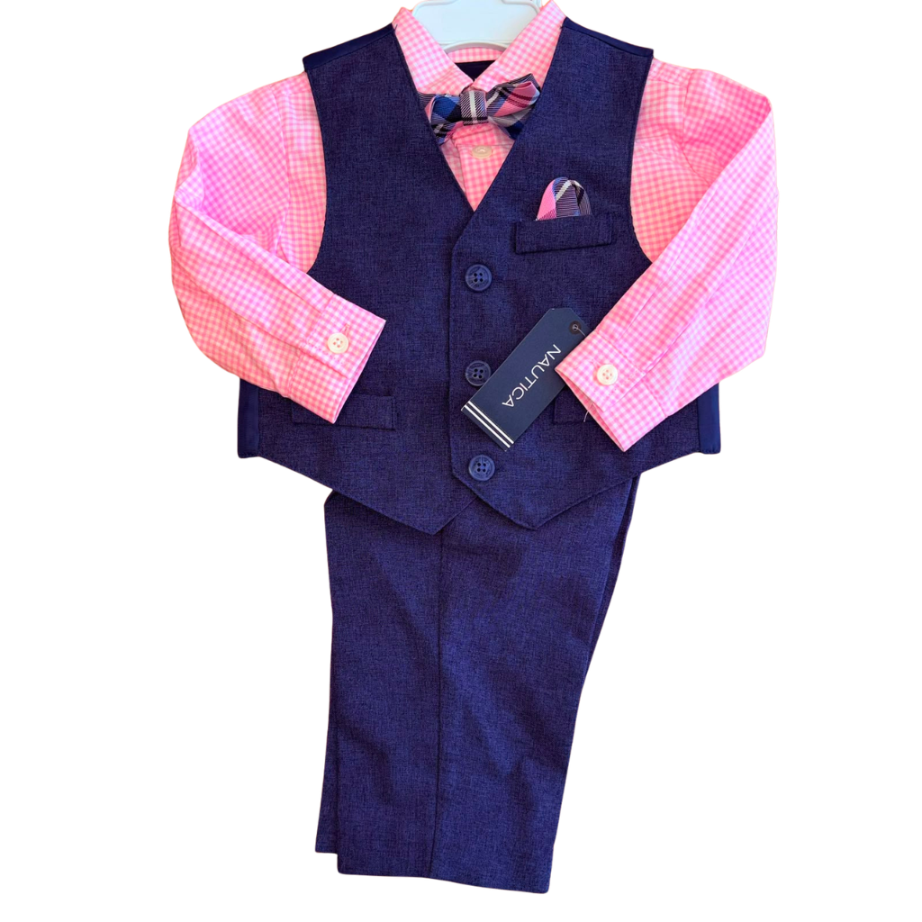 Traje formal Nautica  con etiqueta/ 4 piezas