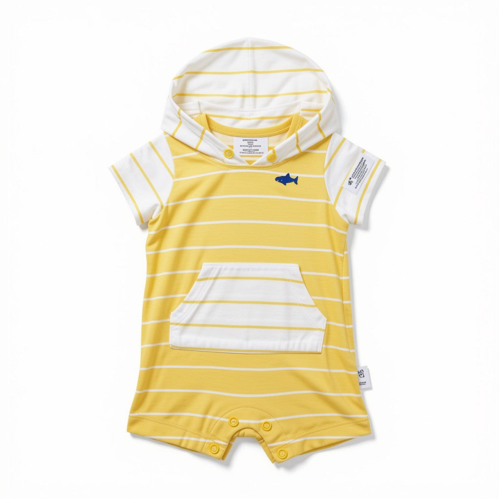 Enterito "Carter's" amarillo con rayas blancas