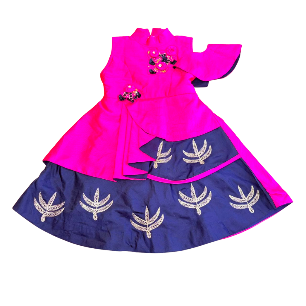 Disfraz Princesa elegante rosado con bordado