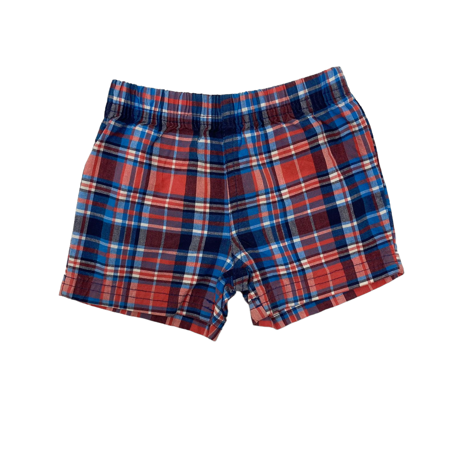 Short cuadrille azul con rojo y blanco con pretina