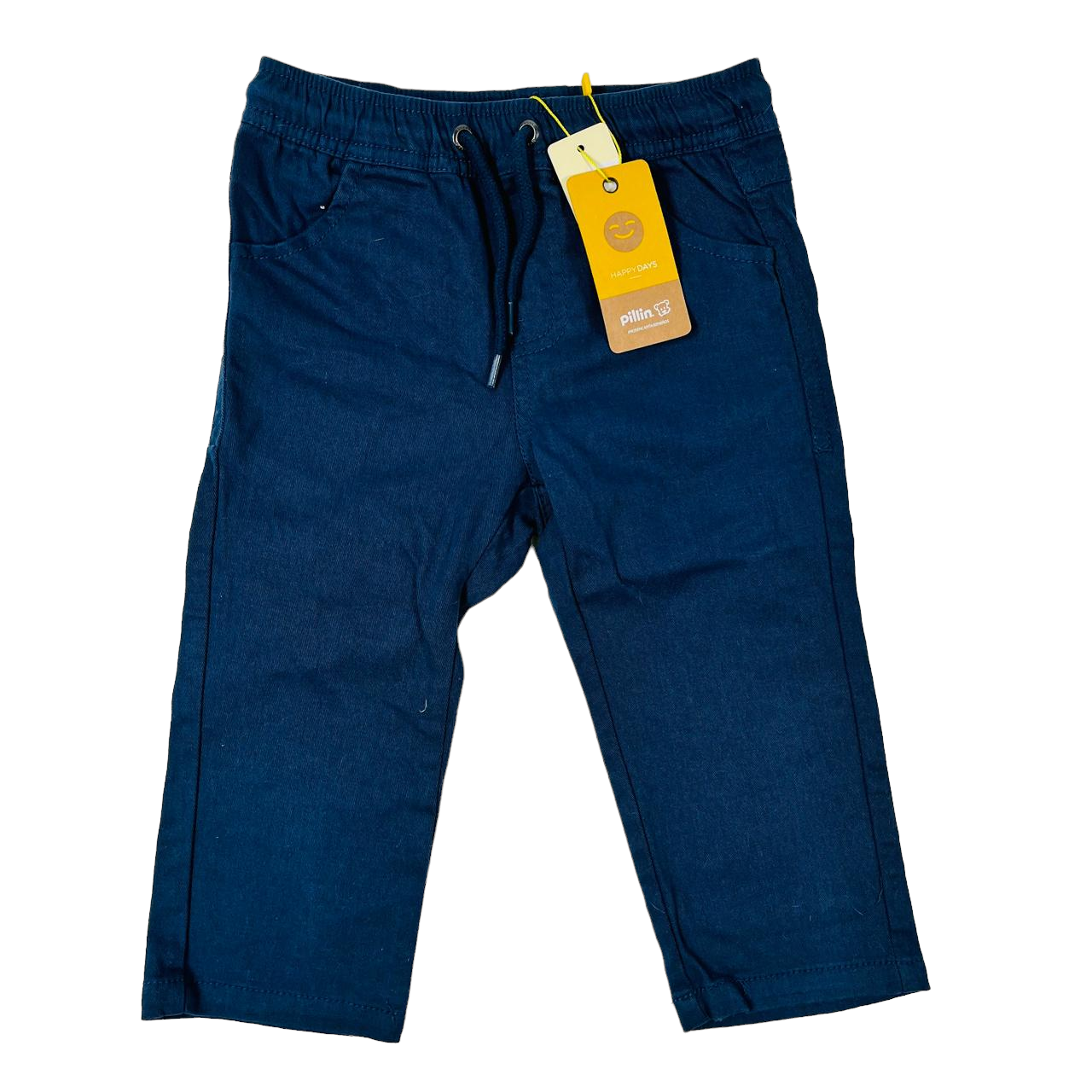 Pantalon azul con pretina y cordones nuevo con etiqueta