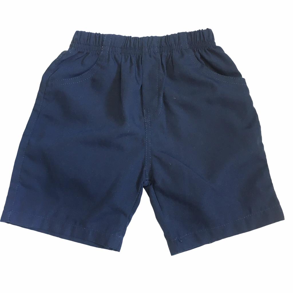 Short Azul Marino con Bolsillos