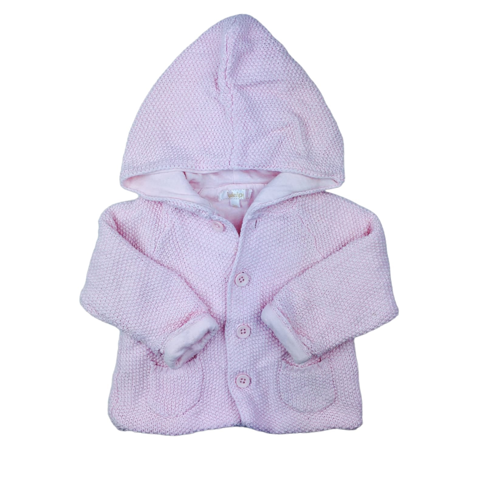 Abrigo rosado con interior de algodon