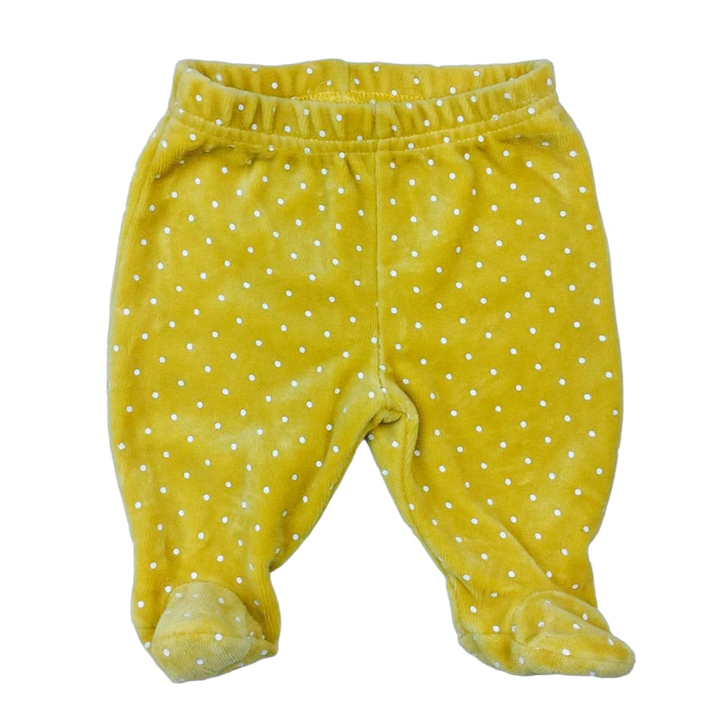 Panty amarilla con puntitos blancos
