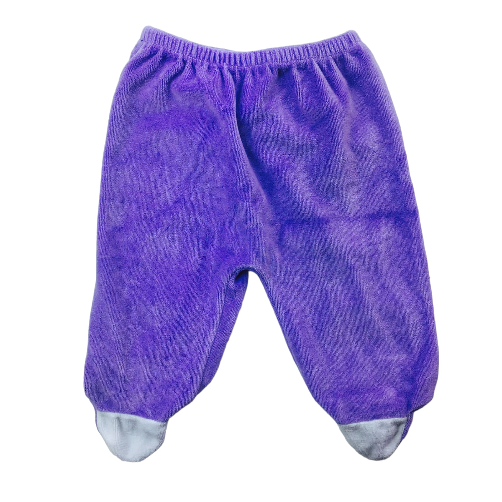 Panty de Plush lila con blanco