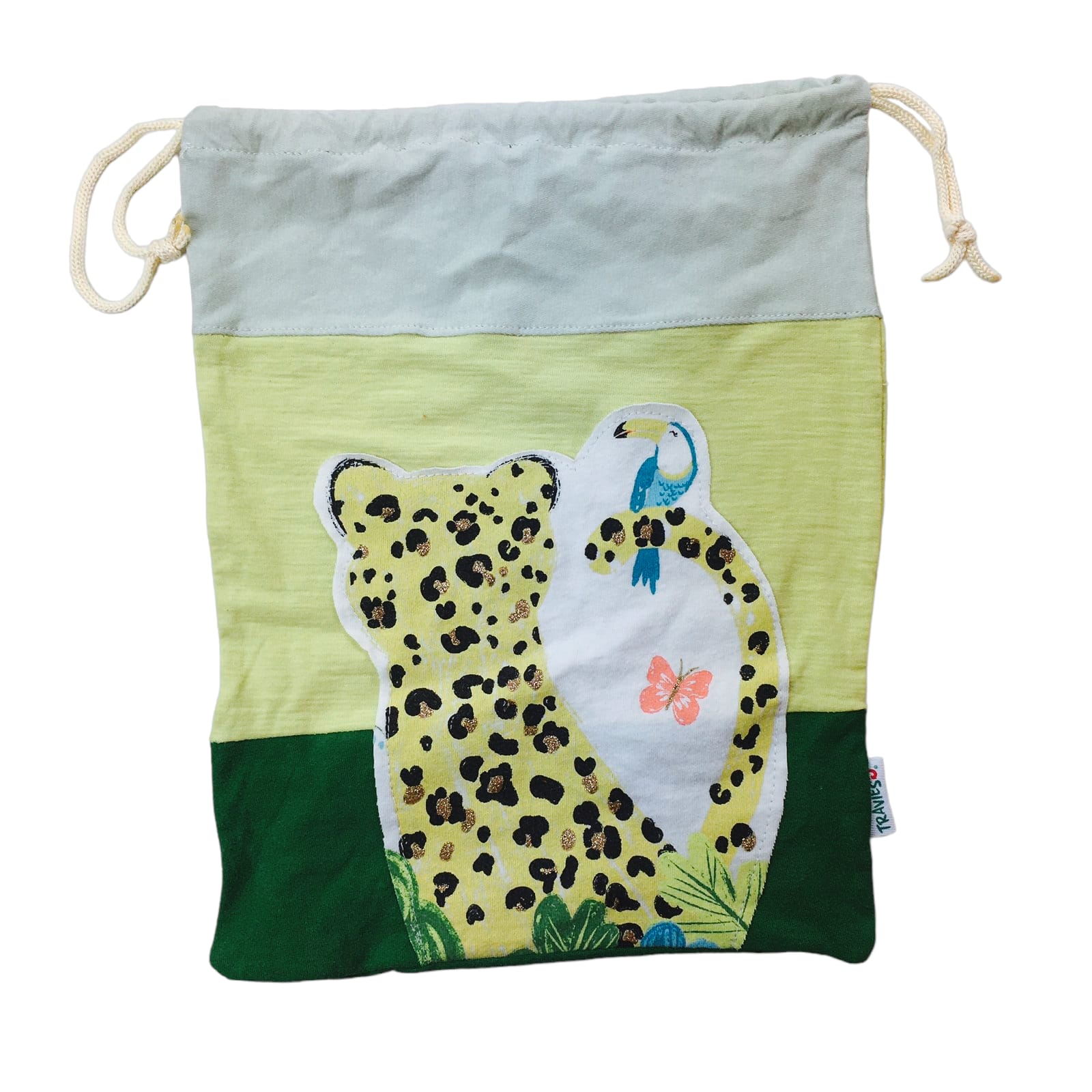 Bolsa para el jardin amarillo y verde