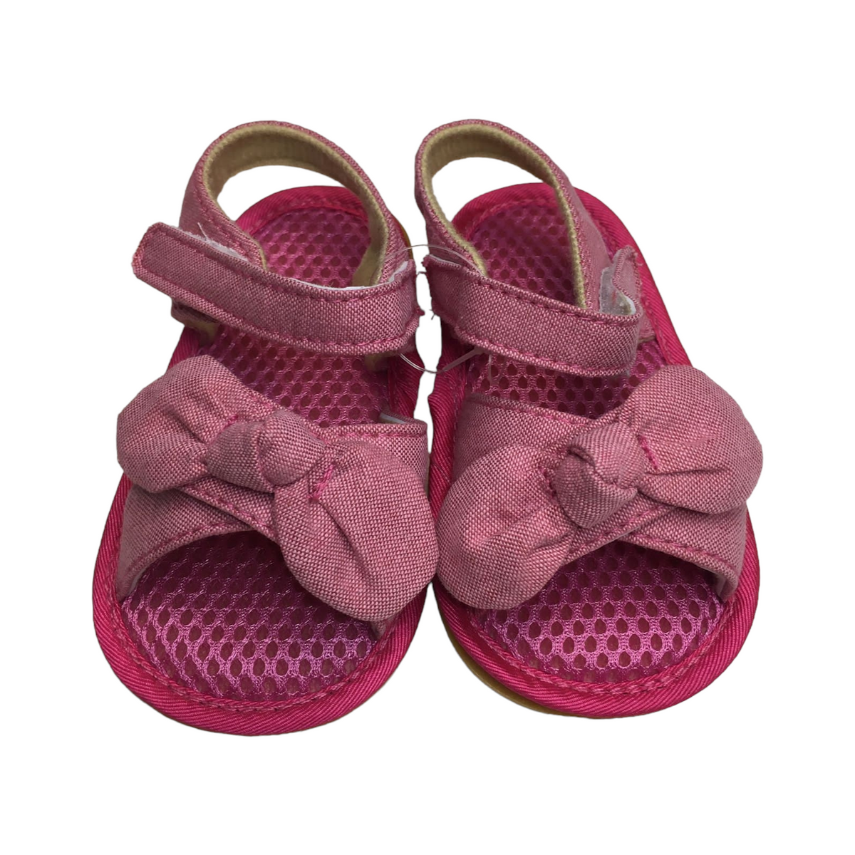 Sandalias  fucsia con lazo