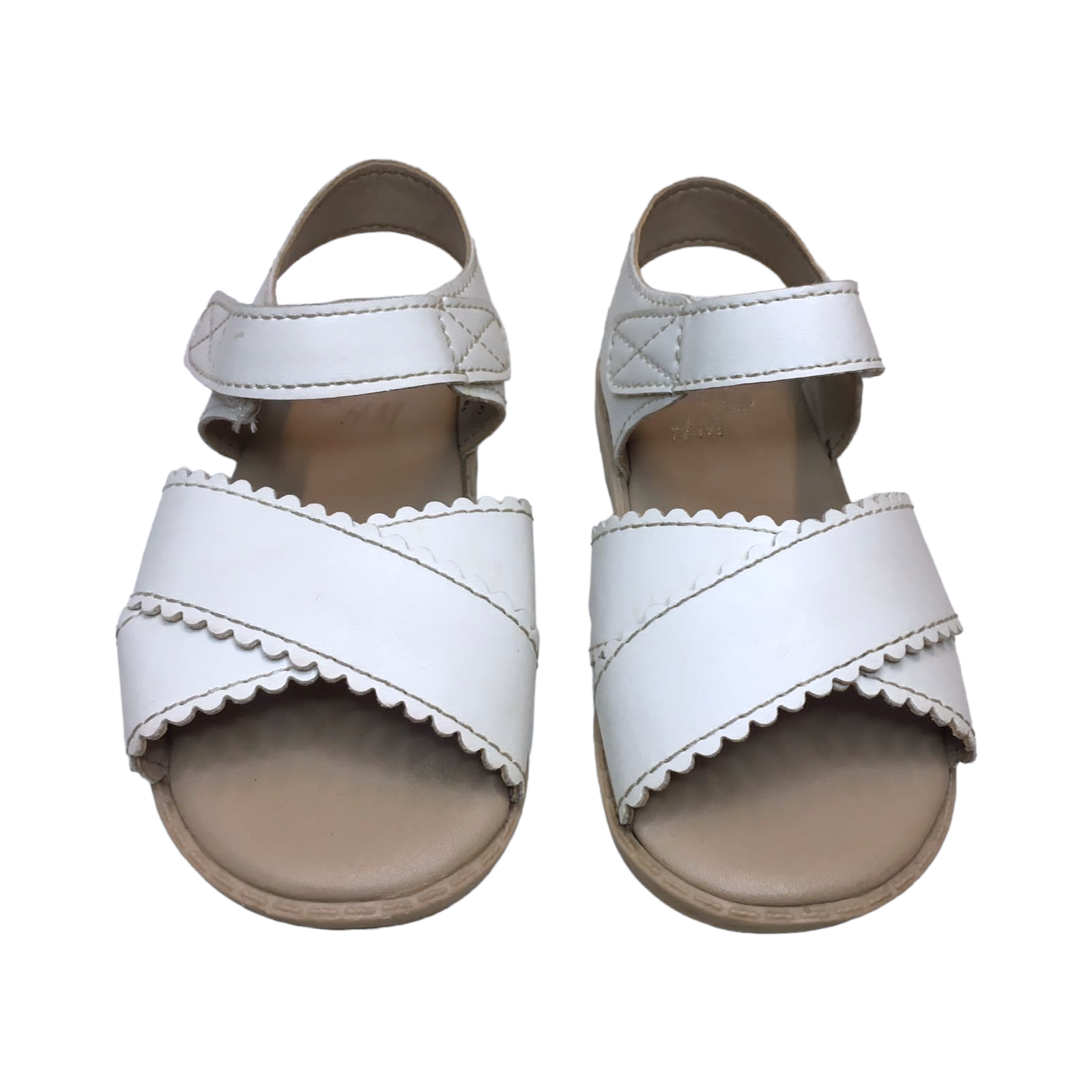 Sandalias Blancas con velcro