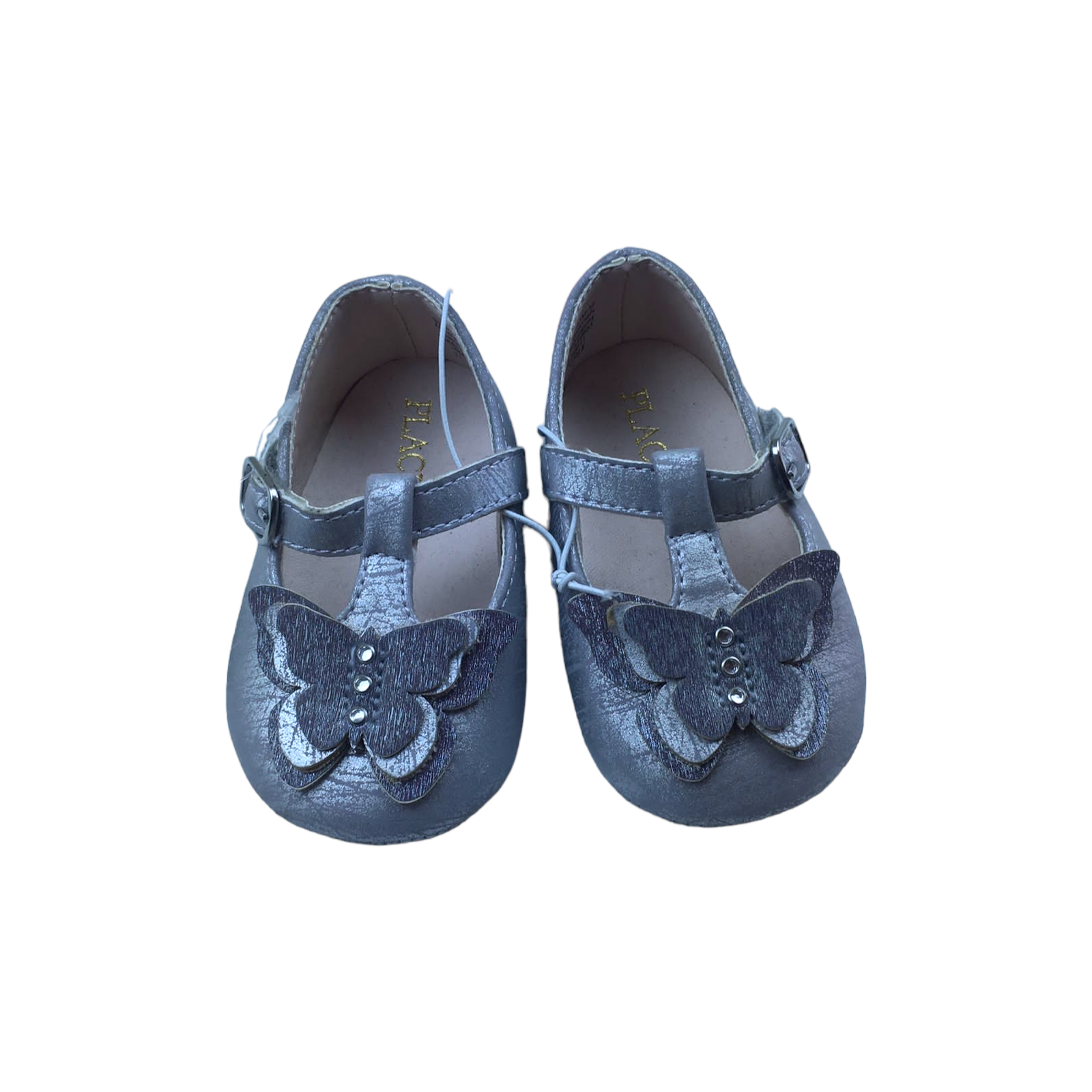 Ballerina The Children Place gris con mariposas, nuevas con etiquetas