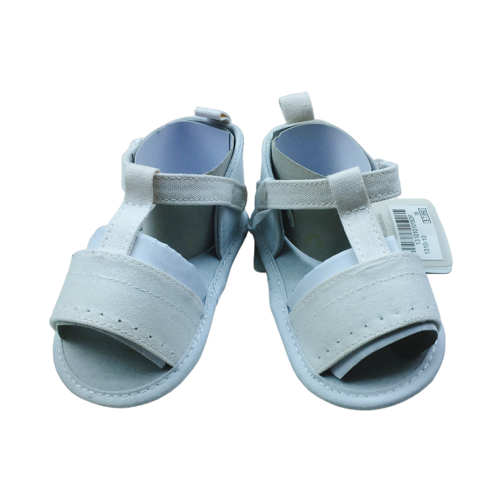 Sandalias blancas y crema, nuevas con etiqueta