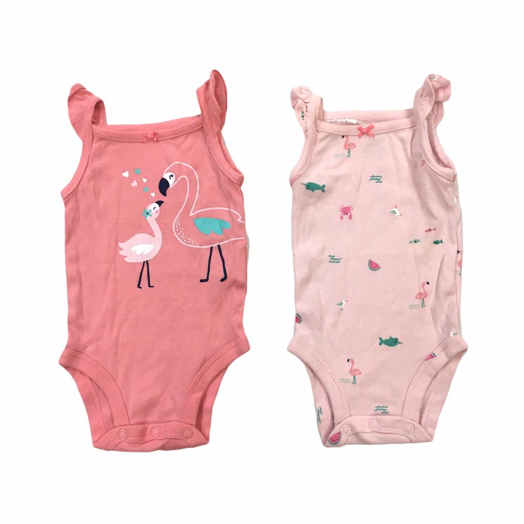 Pack de 2 Bodys Carter's Diseño de Flamenco