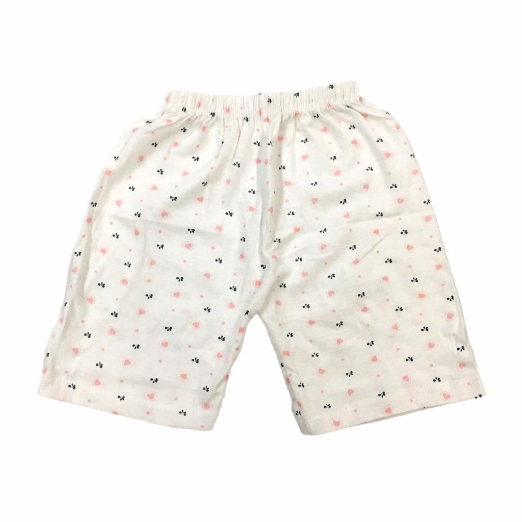 Short Blanco con Corazones y Lacitos