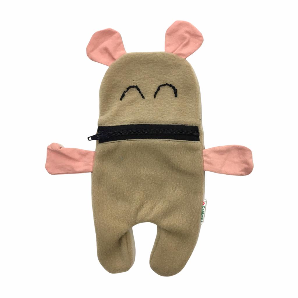 Estuche Monstruito Cafe