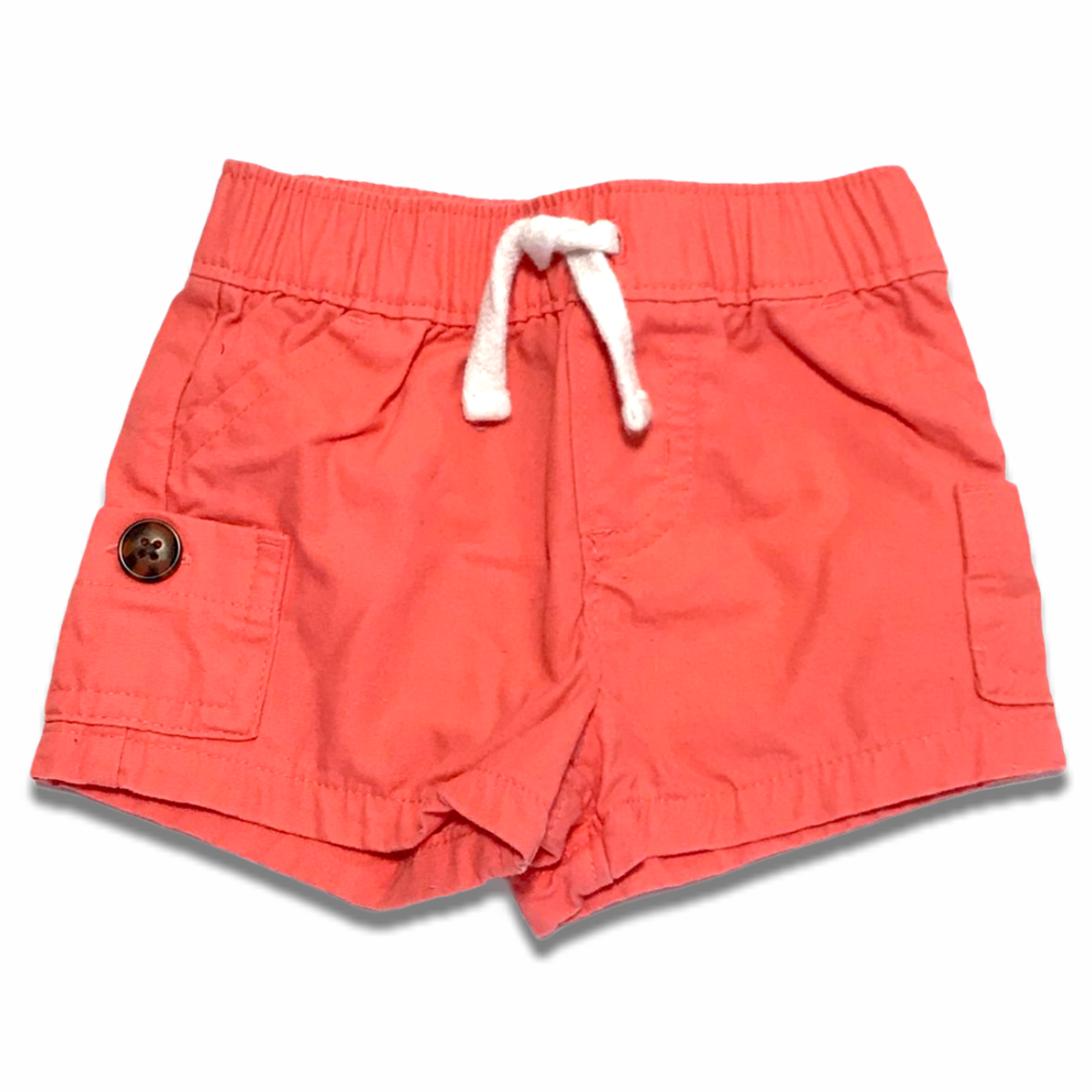 Short Naranjo Cintura Elasticada