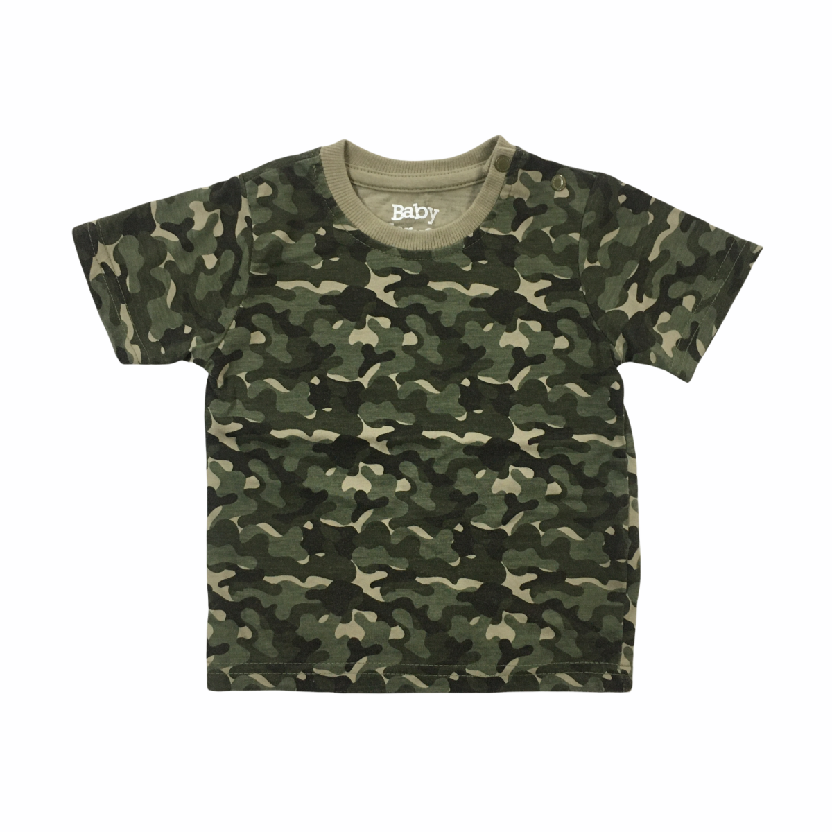 Polera Verde Diseño Camuflaje