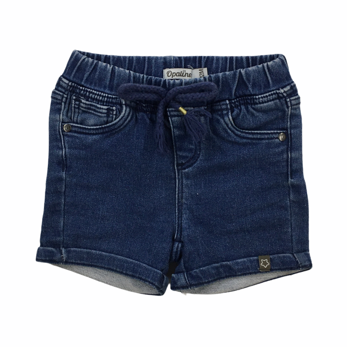 Short de Jeans Cintura Elasticada