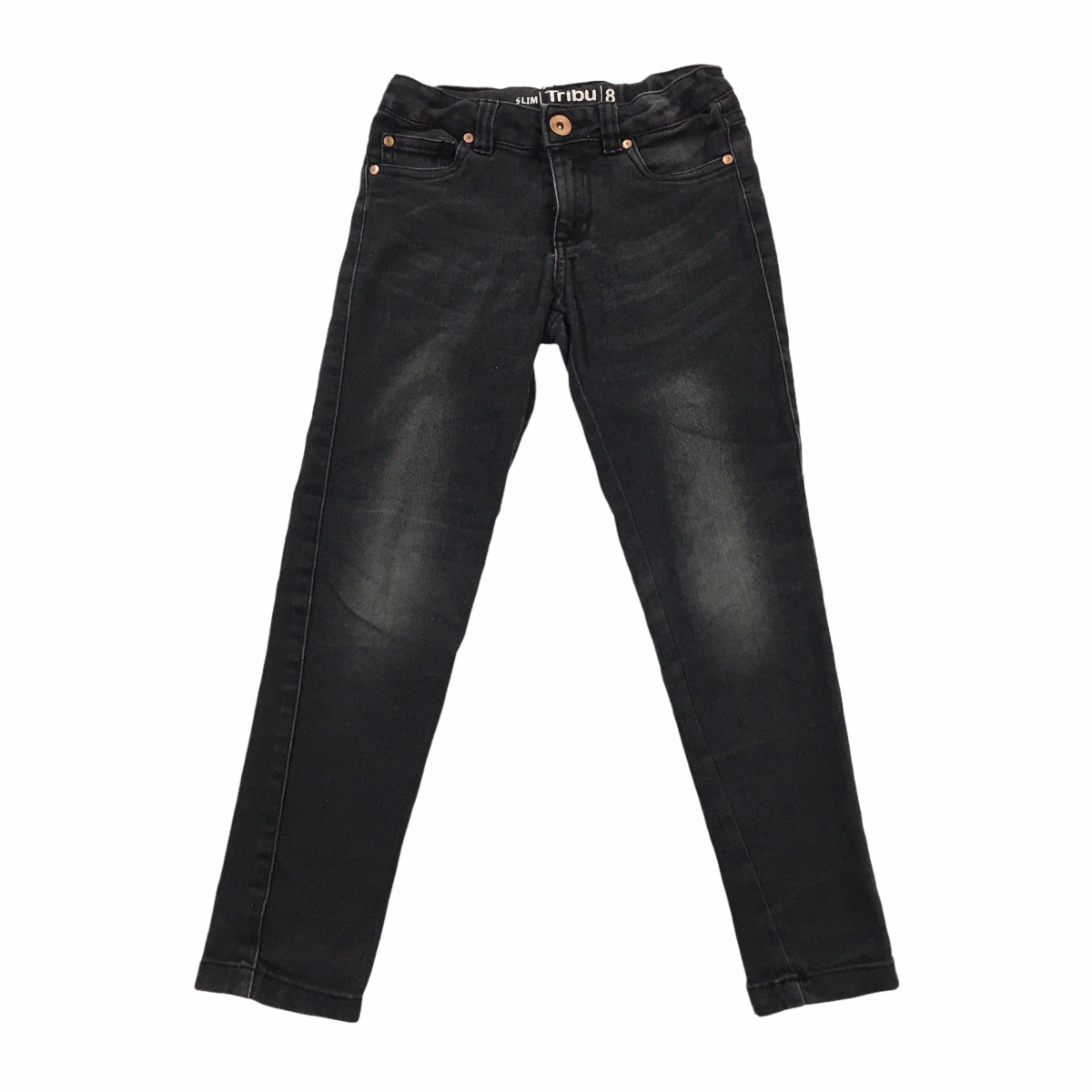 Jeans Negro Elasticado Cintura Ajustable