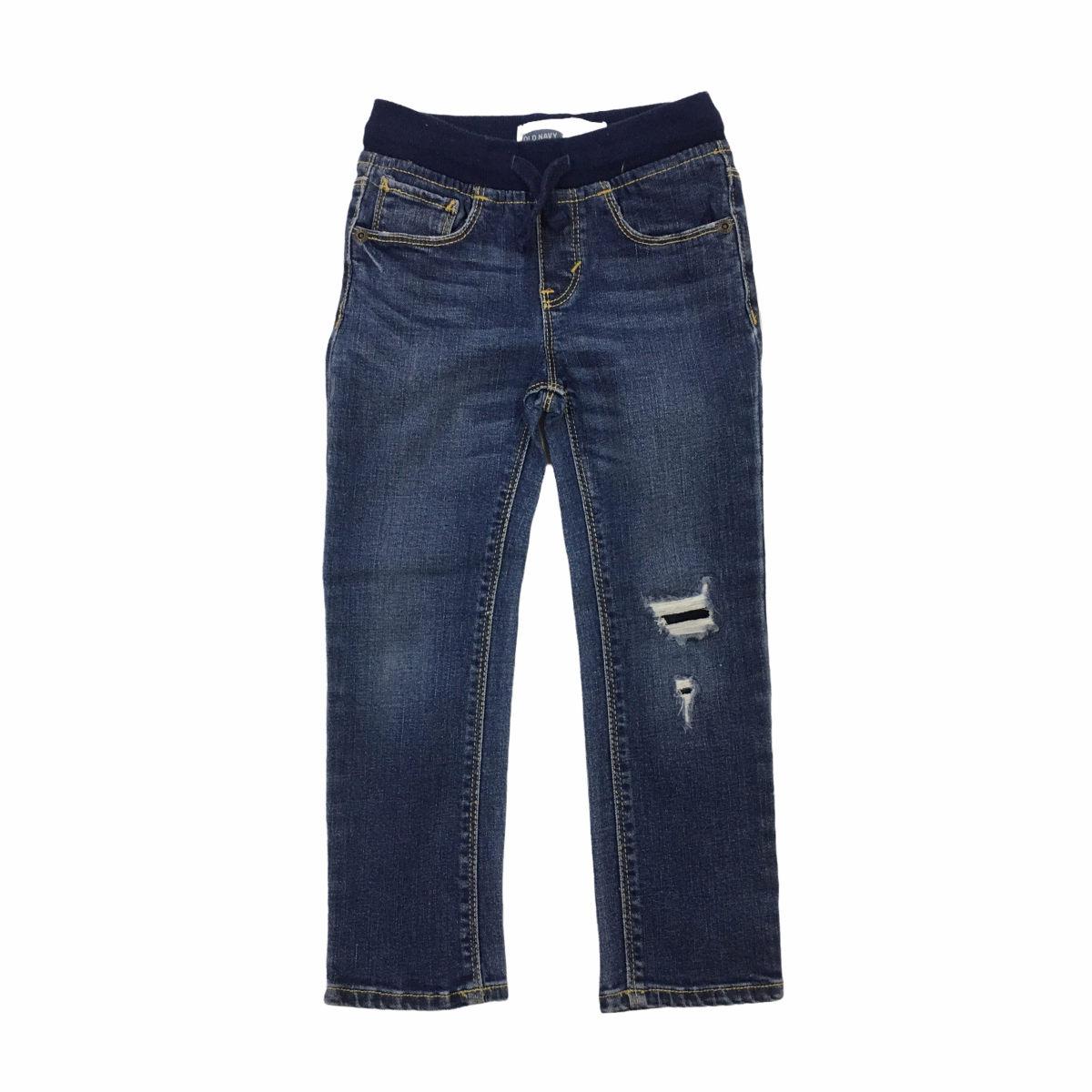 Jeans Azules con CIntura Elasticada 2