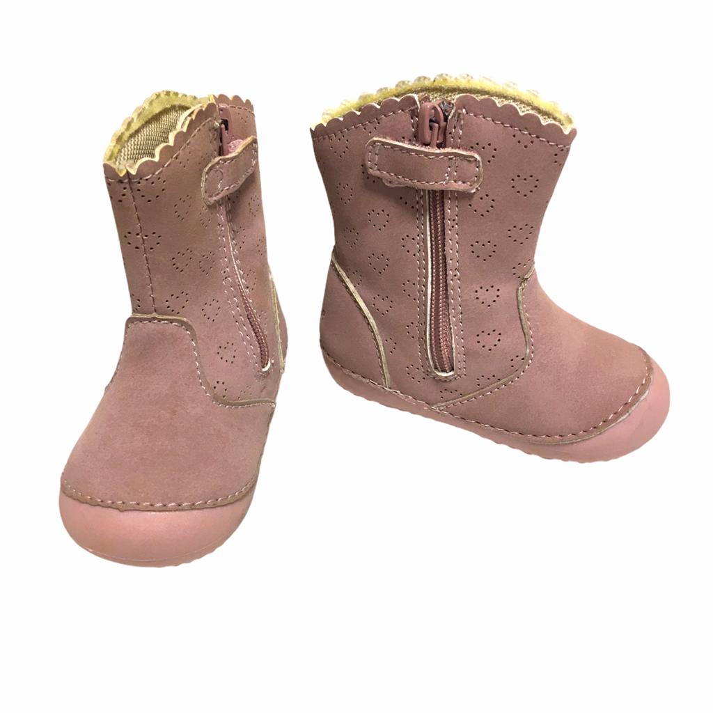 Bota Alta Rosadas Clara